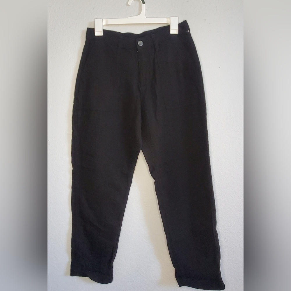 Old Navy Black Linen Pants